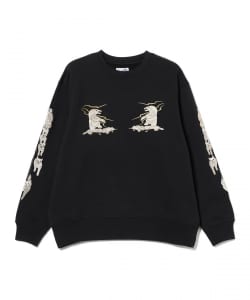 ▲テーラー東洋 × BEAMS / 別注 刺繍 クルーネック スウェット