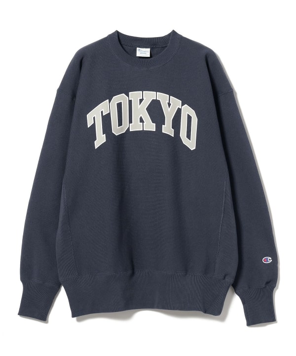 BEAMS（ビームス）Champion × BEAMS / 別注 シティ クルーネック