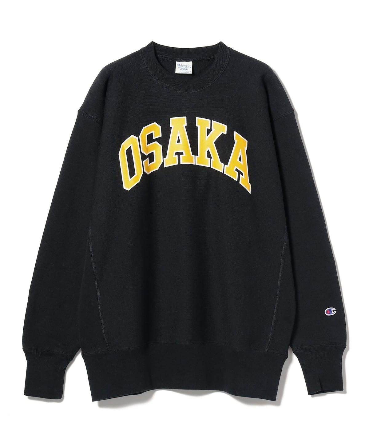 Champion × BEAMS / Special order City Crewneck Sweatshirt