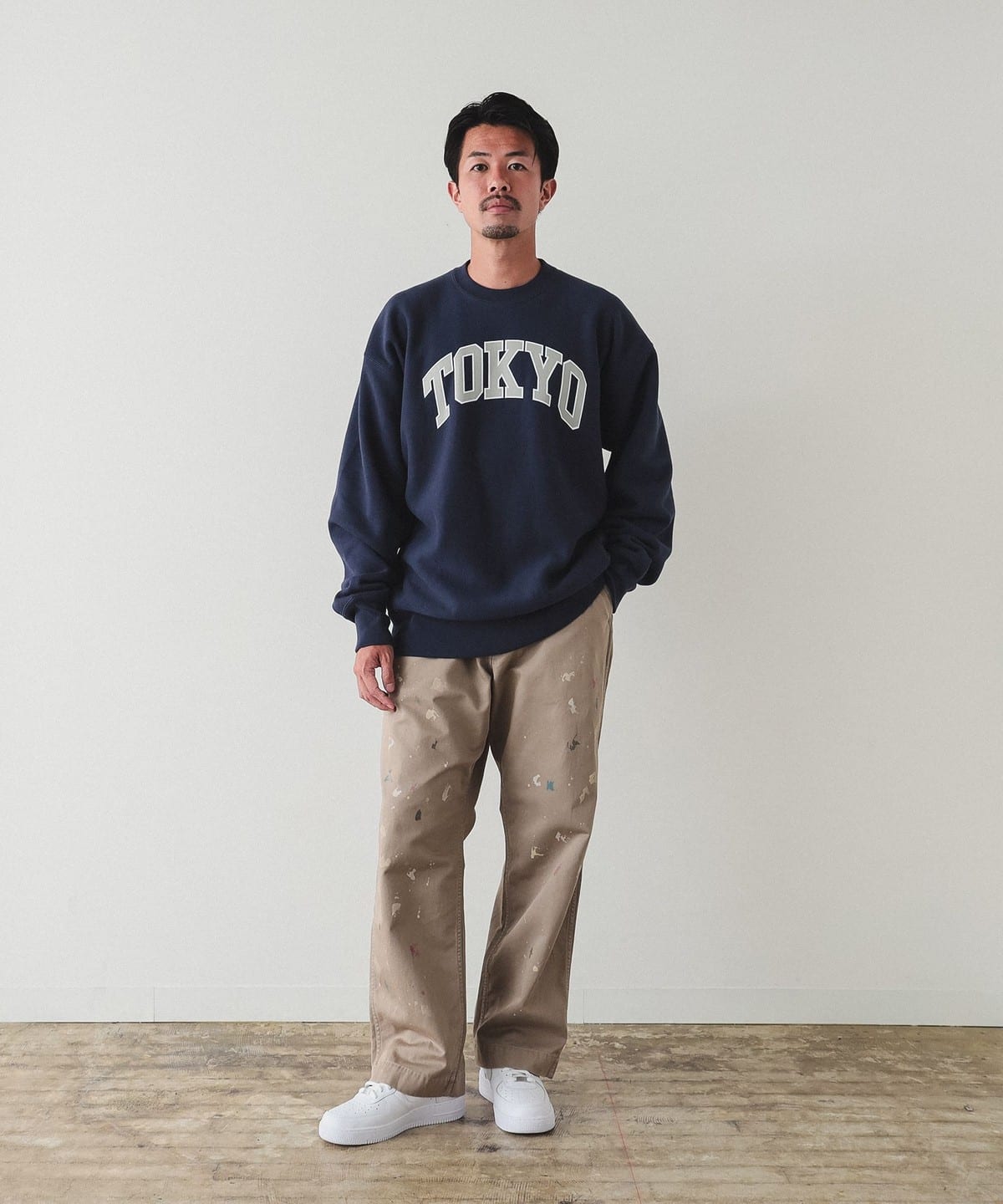 Champion × BEAMS / 別注 シティ クルーネック スウェット