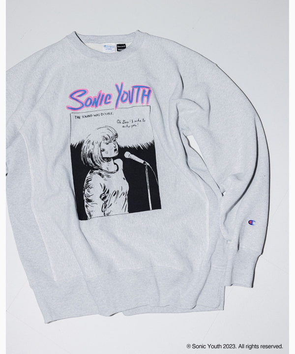 BEAMS（ビームス）Champion × SONIC YOUTH × BEAMS / 別注 クルー