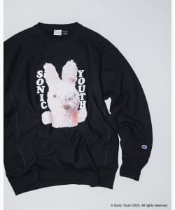 ▲Champion × SONIC YOUTH × BEAMS / 別注 クルーネック スウェット