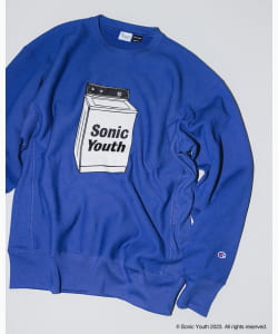 ▲Champion × SONIC YOUTH × BEAMS / 別注 クルーネック スウェット