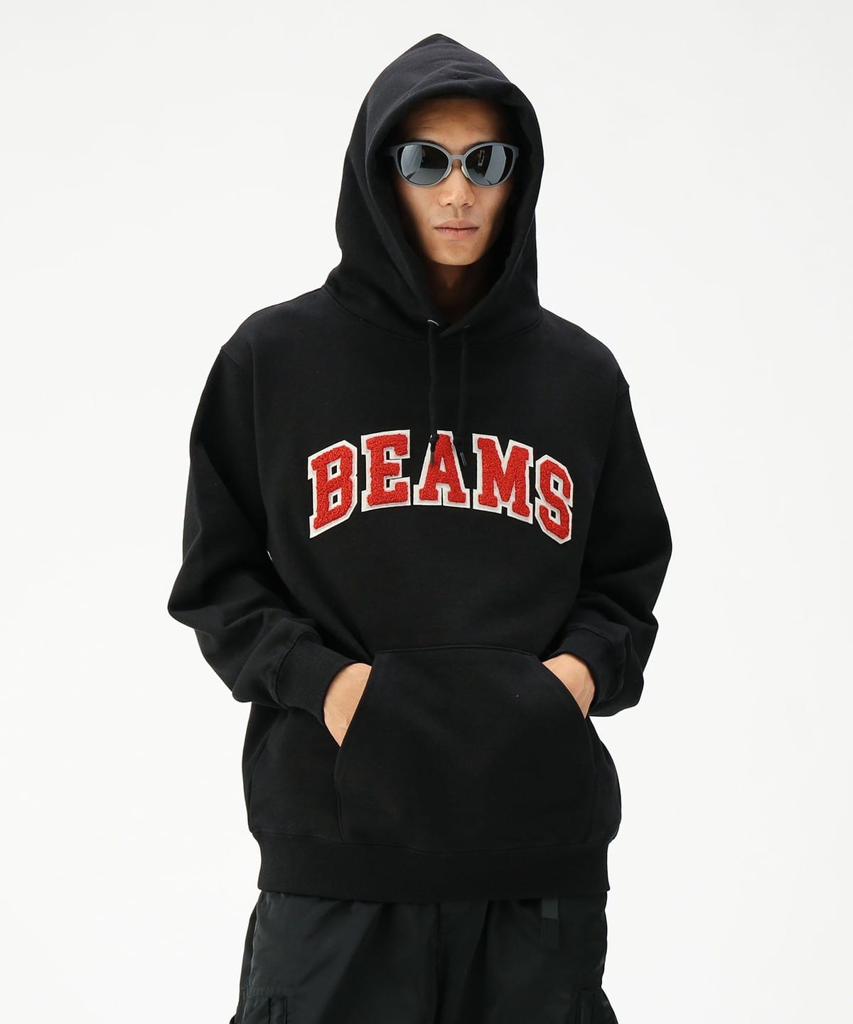 BEAMS（ビームス）【10/1値下げ】BEAMS ロゴ ベーシック フーディ 