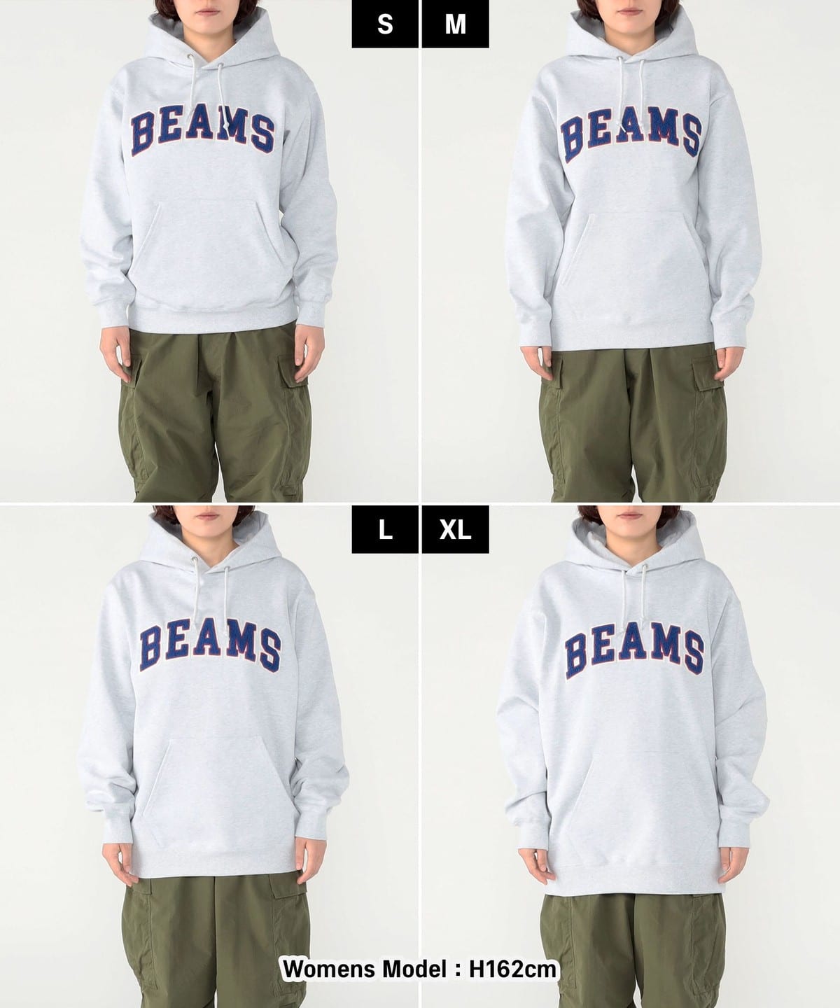 BEAMS（ビームス）【10/1値下げ】BEAMS ロゴ ベーシック フーディ 