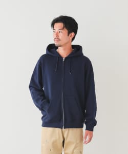 杢 ジップアップ パーカ