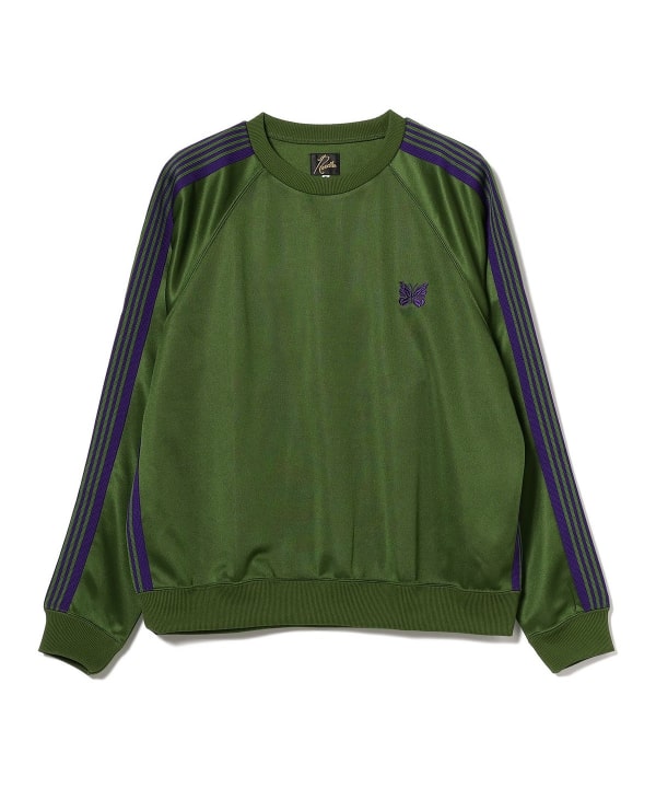 BEAMS（ビームス）NEEDLES / TRACK CREW NECK SHIRT - POLY SMOOTH