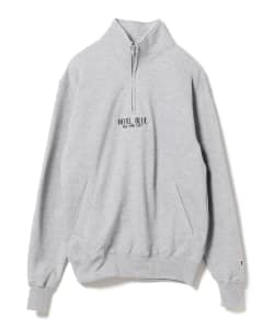 ▲HOTEL BLUE / 1/4 Zip Pull Over