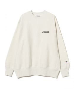 ▲Champion x BEAMS by MIN-NANO / カレッジ クルーネック スウェット