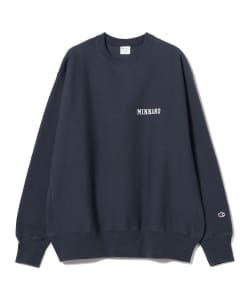 ▲Champion x BEAMS by MIN-NANO / カレッジ クルーネック スウェット