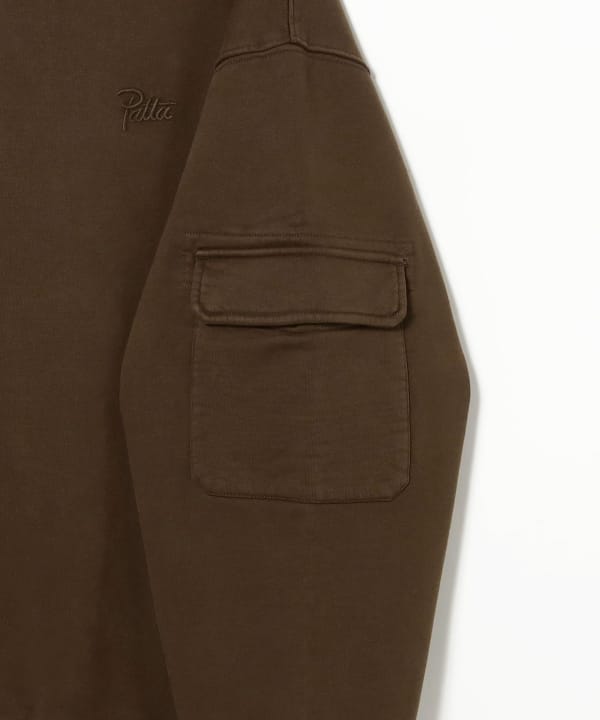 PATTA / Basic Pigment Dye Boxy Crewneck Sweater