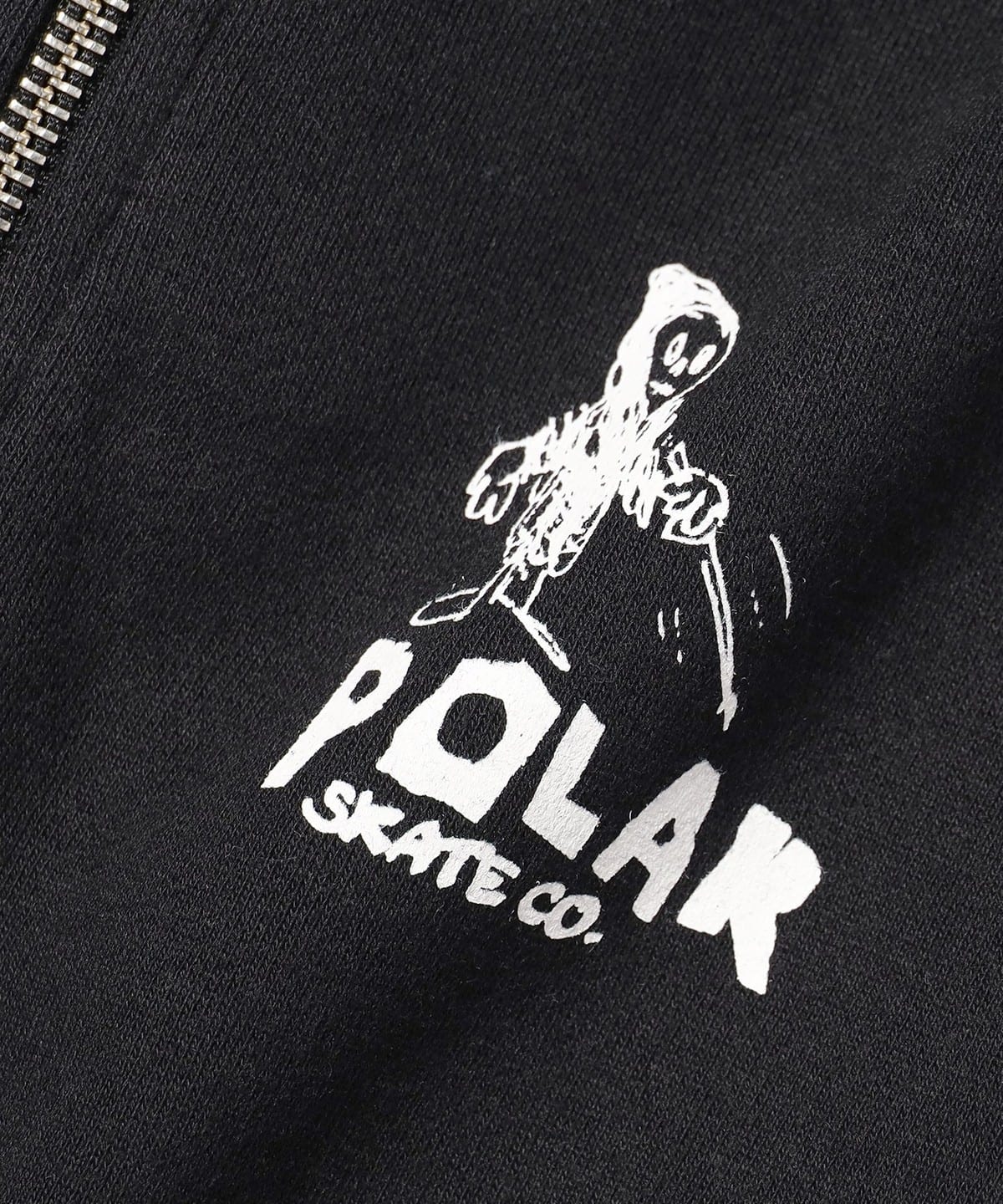 BEAMS（ビームス）POLAR SKATE CO. / Default Zip Hoodie Reaper