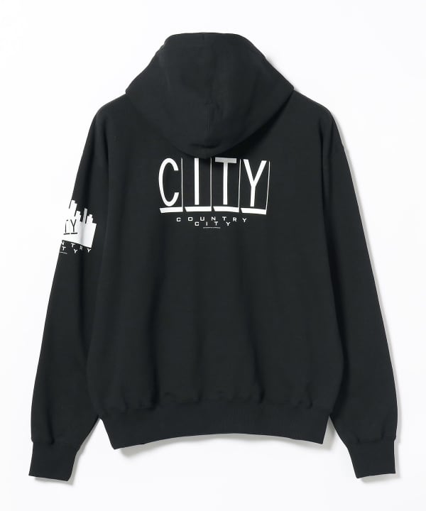 LOGO EMBROIDERY FLEECE PULLOVER | CITY COUNTRY