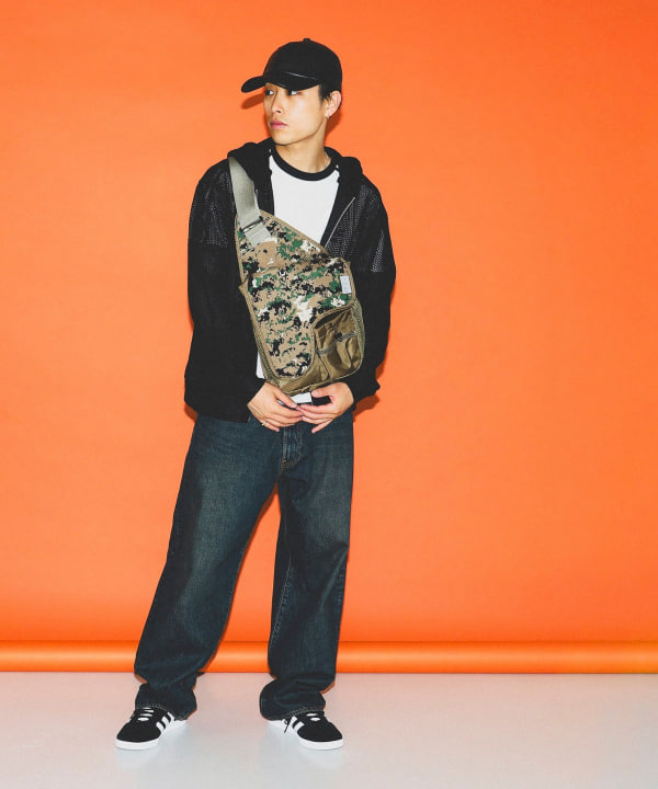 BEAMS（ビームス）メッシュ ジップ フーディ（トップス パーカー