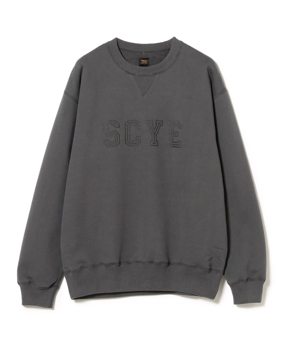 Scye サイ / Fleece Back Jersey Sweat Shirt トップス MEN CHARCOAL 36 Scye サイ / Fleece Back Jersey Sweat Shirt トップス MEN CHARCOAL 36