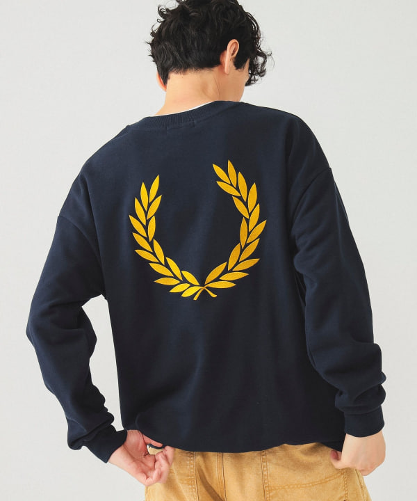 BEAMS（ビームス）【別注】FRED PERRY / エンブロイダリー クルーネック スウェット（トップス スウェット）通販｜BEAMS