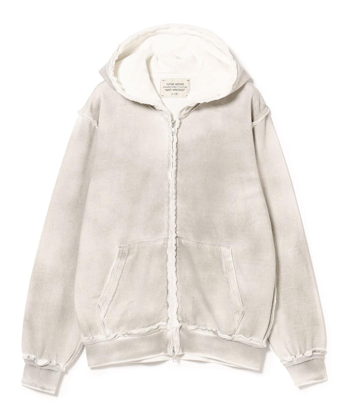 トップス - 00s archive fur zip hoodie BEAMS（ビームス）FUTURE ARCHIVE / CHEMICAL SWEAT HOODY（トップス