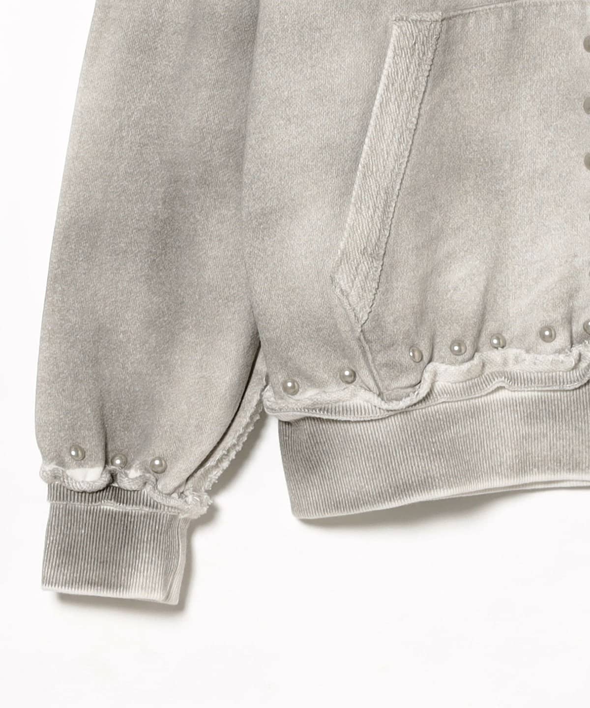 BEAMS FUTURE ARCHIVE BEAMS FADE STUDS HOODY (Tops, Hoodies