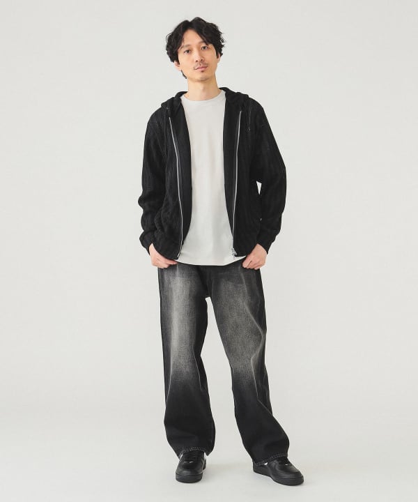 BEAMS（ビームス）メッシュ フーディー（トップス パーカー
