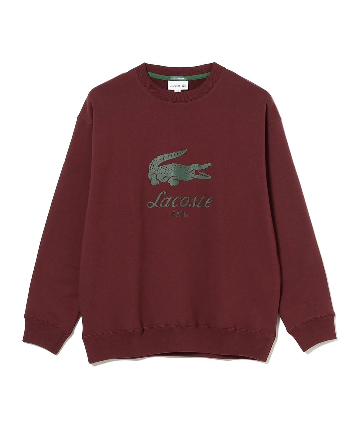 BEAMS（ビームス）【別注】LACOSTE / ロゴ スウェット（トップス
