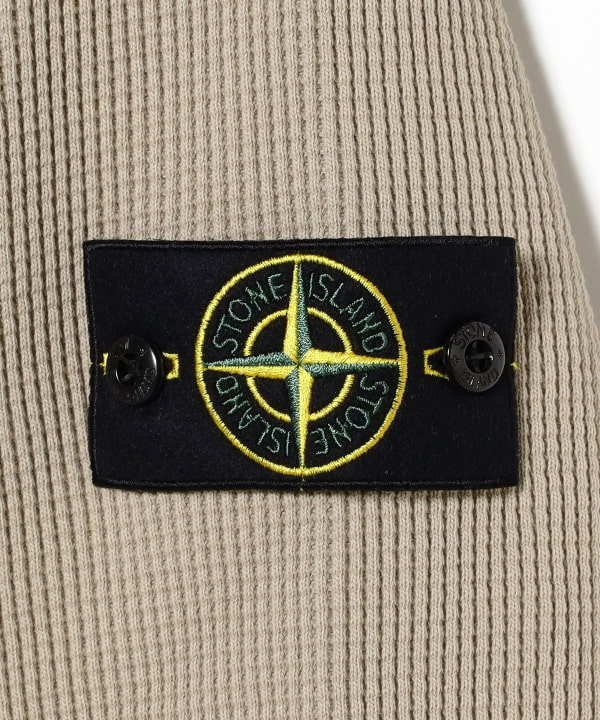 トップス Stone  Waffle Knit L 16aw Stone Island – Waffle Knit Sweater Melange Charcoal