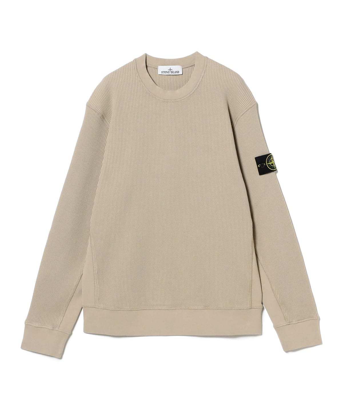 STONE ISLAND ストーンアイランド / ORGANIC COTTON WAFFLE FLEECE トップス MEN V009A/DESERT L STONE ISLAND ストーンアイランド / ORGANIC COTTON WAFFLE FLEECE トップス MEN V009A/DESERT L