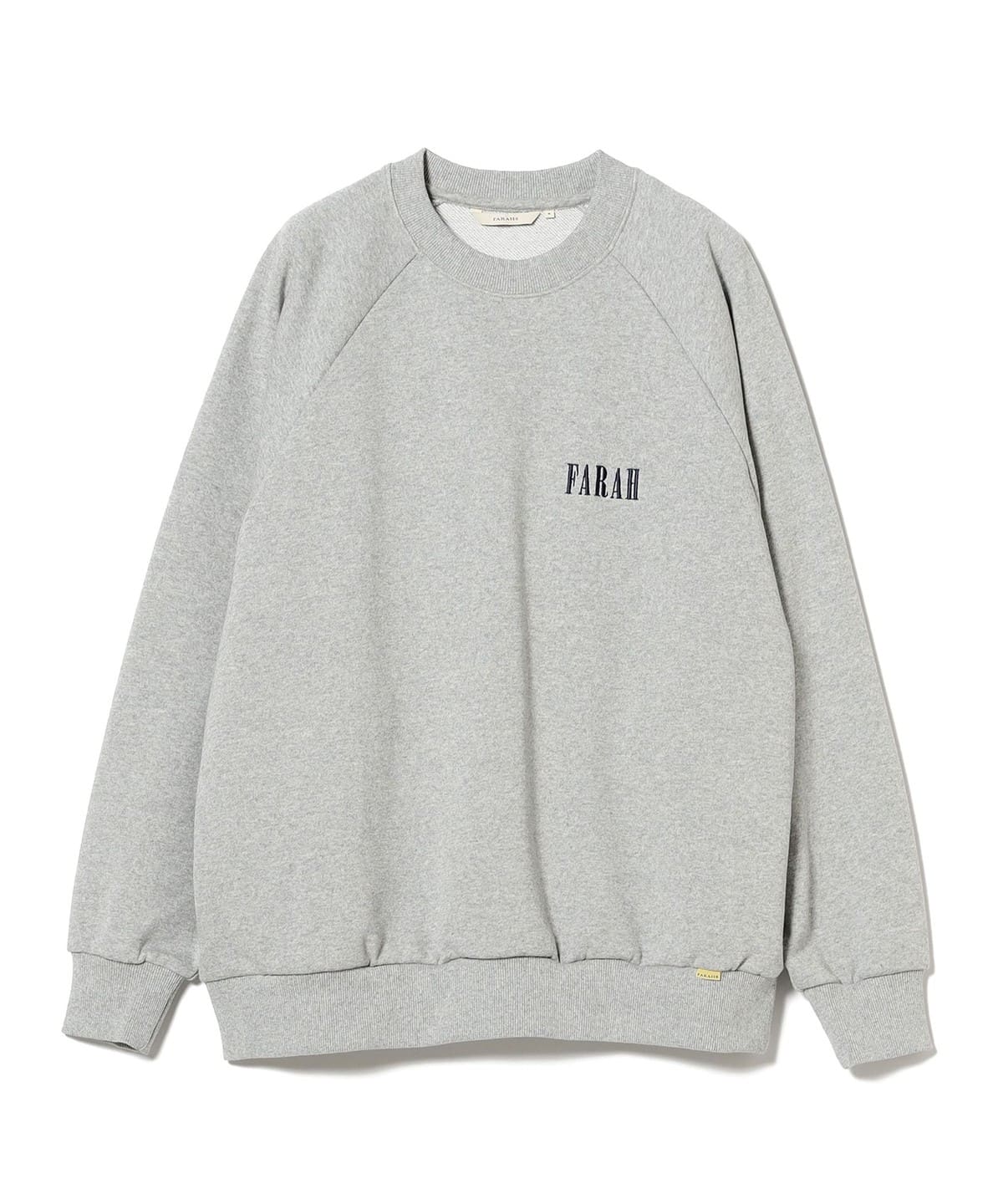FARAH ファーラー / Embroidery Graphic Crewneck Sweatshirt "Classic LOGO" トップス MEN Heather Gray M FARAH ファーラー / Embroidery Graphic Crewneck Sweatshirt "Classic LOGO" トップス MEN Heather Gray M