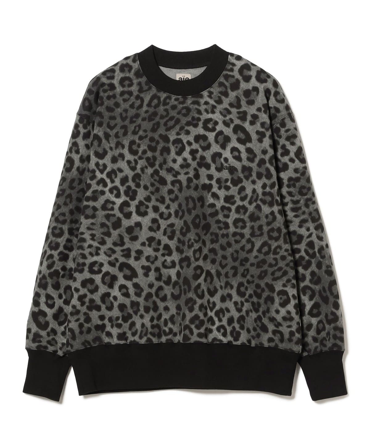 AiE エーアイイー / Leo Print Sweat トップス MEN Grey L AiE エーアイイー / Leo Print Sweat トップス MEN Grey L