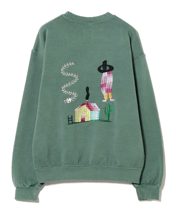 BEAMS（ビームス）SASQUATCHFABRIX. / OVER DYE SWEATSHIRT