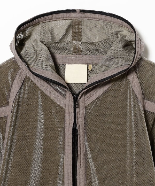 BEAMS（ビームス）JIAN YE / Mesh Hoodie 参（トップス スウェット