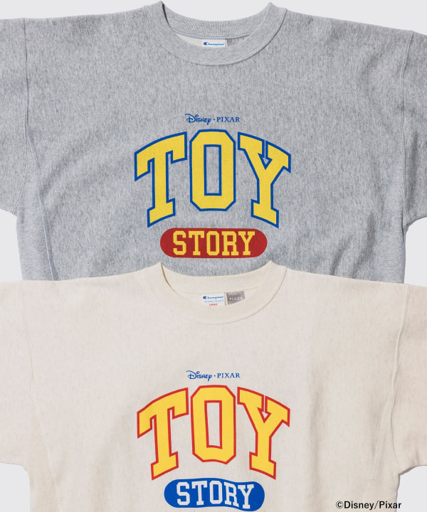 BEAMS別注 Champion×DISNEY・PIXAR [BUZZ] リバースウィーブ