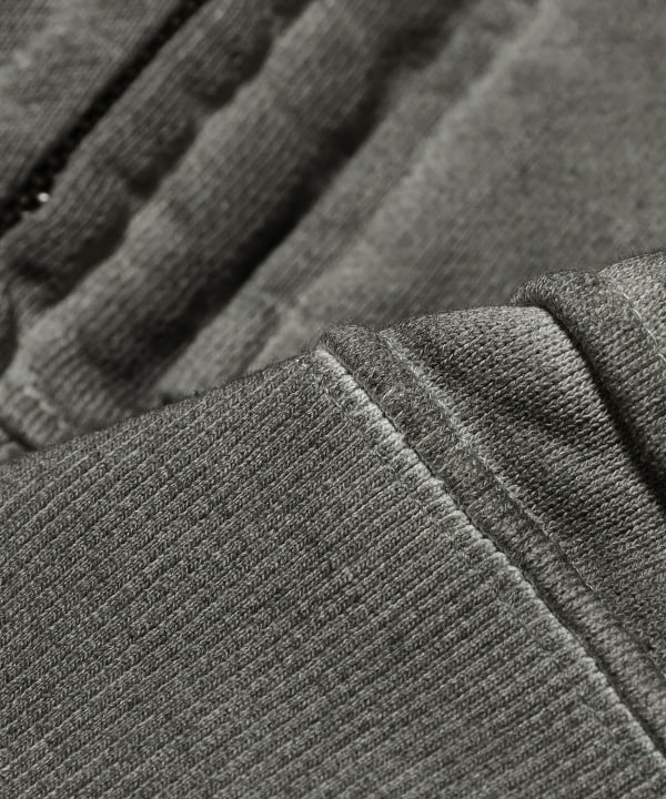 BEAMS FUTURE ARCHIVE / AGING SWEAT ZIPUP HOODIE (Tops BEAMS