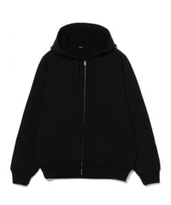 COMOLI / コットン裏毛 ジップパーカ