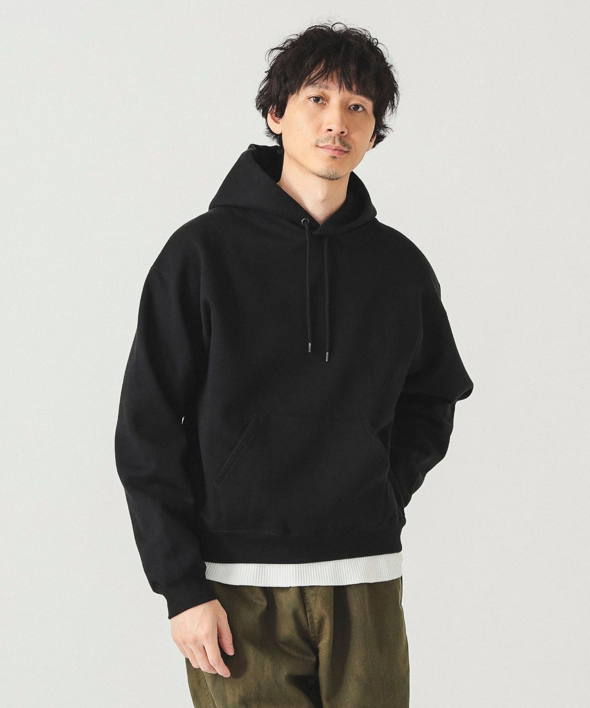 ウィンドストップ スウェットフーディー トップス MEN BLACK L ウィンドストップ スウェットフーディー トップス MEN BLACK L