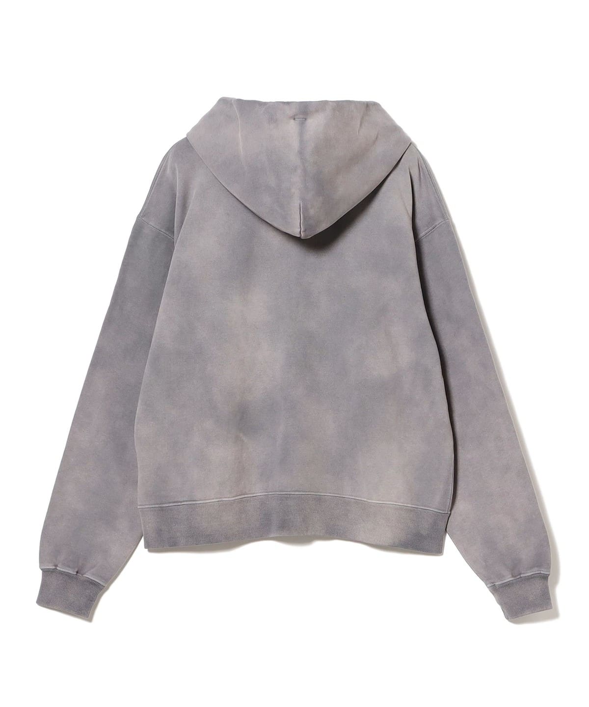 BEAMS Wide Short Fit Fade Full Zip-Up Hoodie (Tops/Hoodie