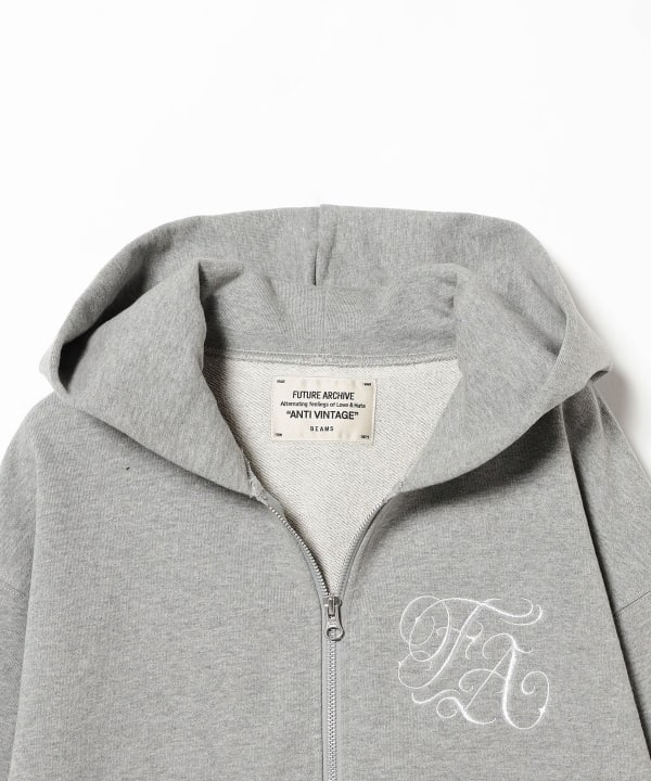 BEAMS（ビームス）FUTURE ARCHIVE / EMBLEM ZIP HOODIE