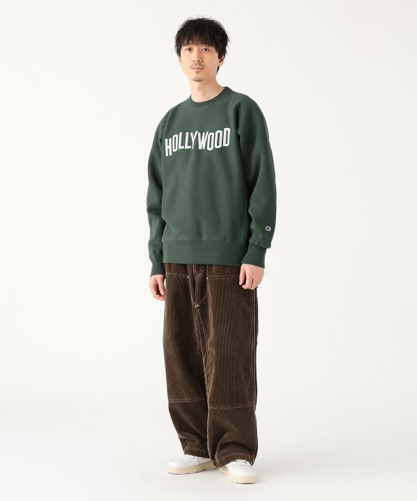 Champion Beams リバースウィーブ　トレーナー　新品未使用 BEAMS BOY トレーナー スウェット Champion / ロゴ リバース