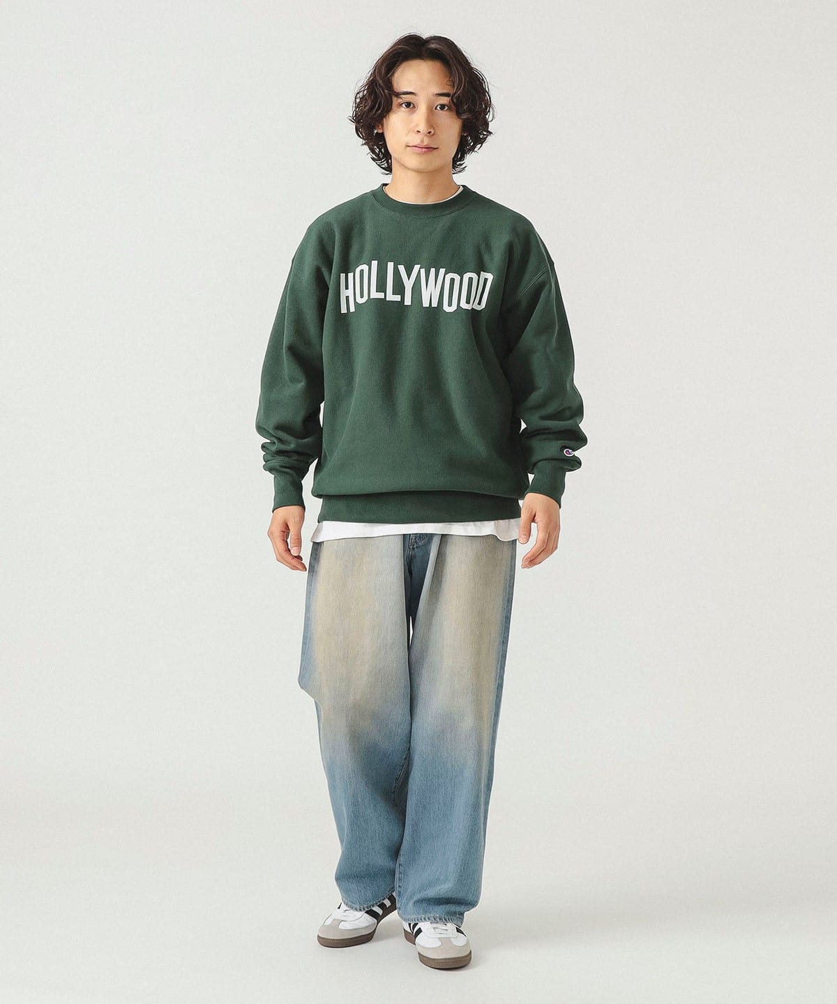 ☆BEAMS別注☆Champion TOKYO スウェット Mサイズ グレー