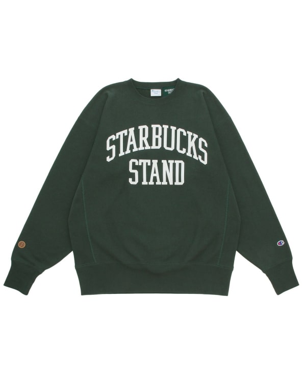 STARBUCKS STAND by BEAMS スタバ　スウェット BEAMS [BEAMS Exclusive] STARBUCKS STAND by BEAMS × Champion