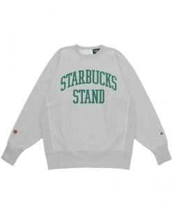 【ショップ限定商品】STARBUCKS STAND by BEAMS × Champion / リバースウィーブスウェット