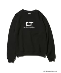 ▲E.T. Collection by BEAMS / CREW SWEAT