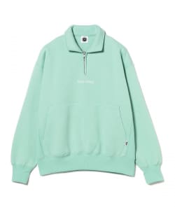 CITY COUNTRY CITY / Embroidered Logo Half Zip Sweatshirts