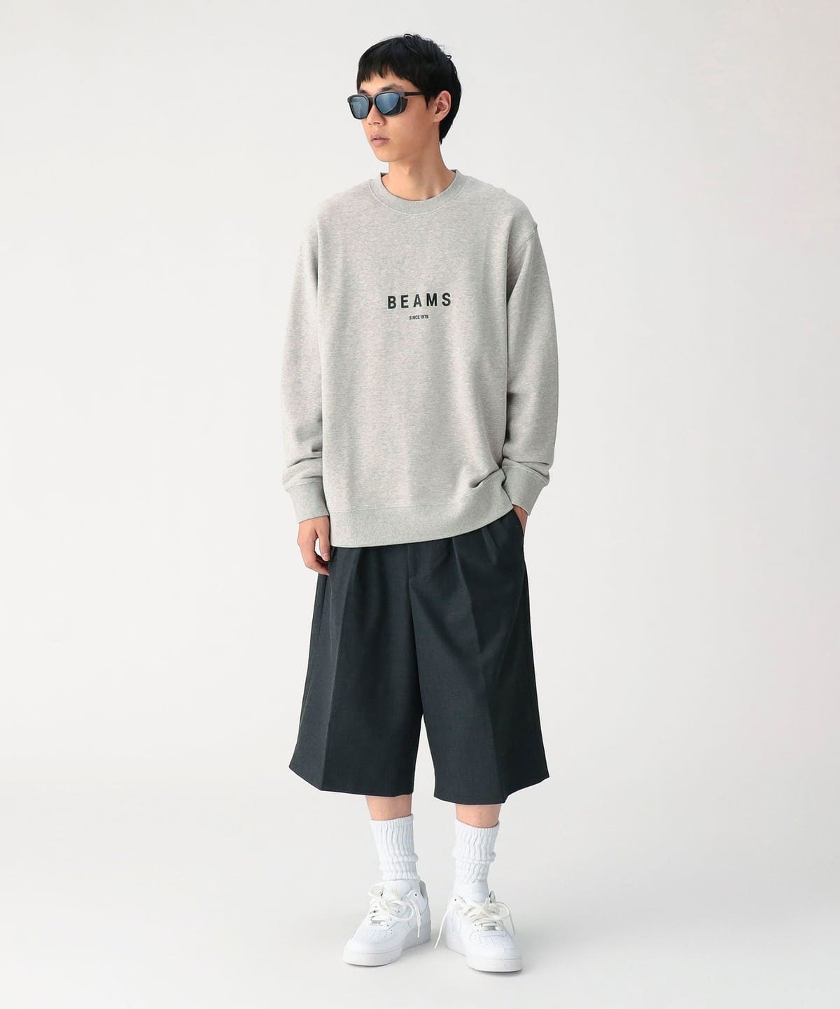 BEAMS クルーネック スウェットシャツ BEAMS（ビームス）BEAMS クルーネック スウェットシャツ（トップス