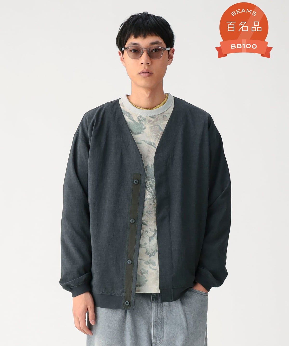 ビームス　beams letroyes 　未使用　カーディガン BEAMS（ビームス）EVALET(R) カーディガン（トップス カーディガン