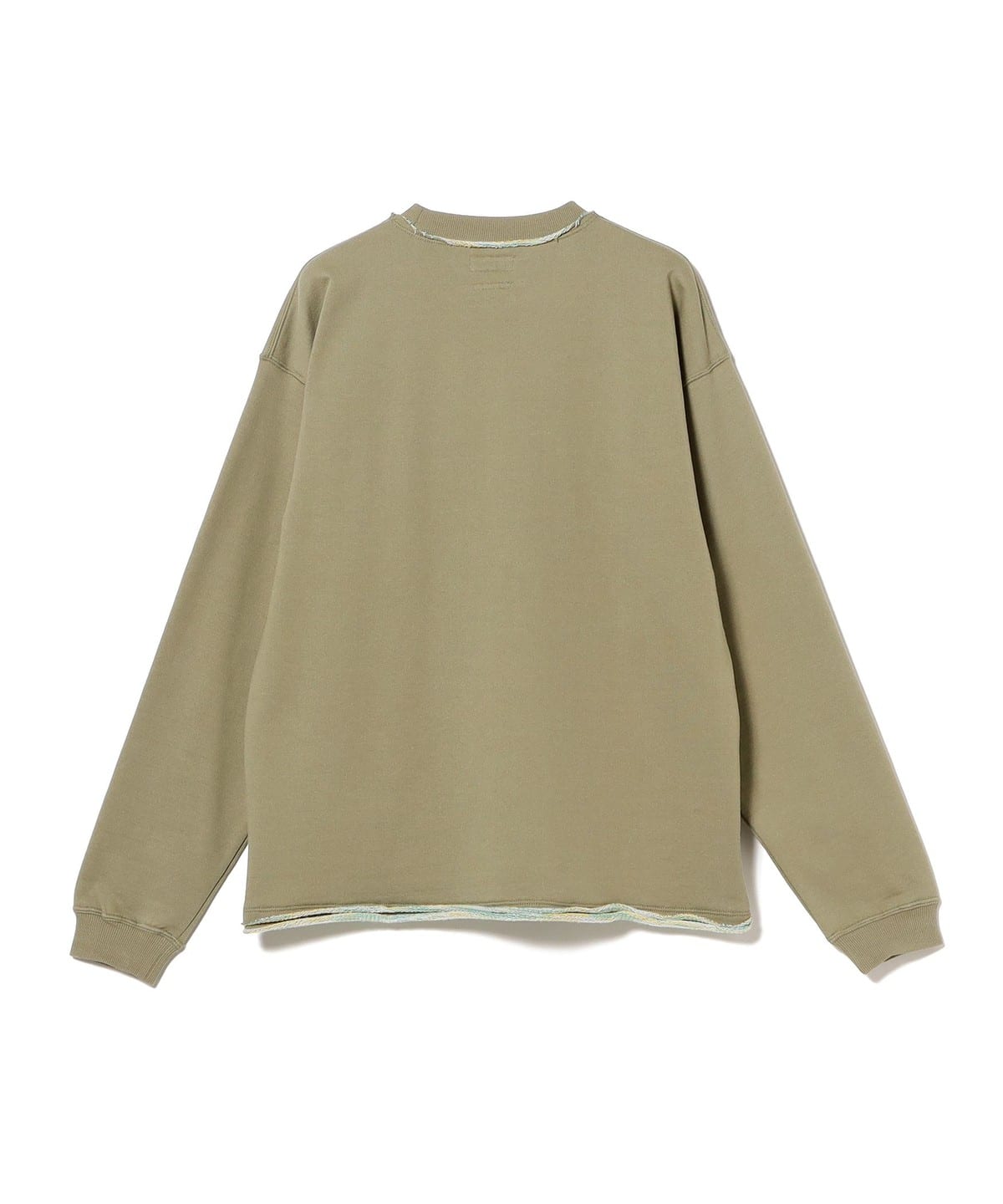 BEAMS（ビームス）カスリ染め クルーネック スウェットシャツ