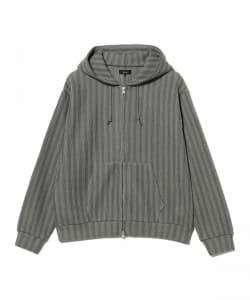 メッシュ ジップアップ フーディ【リラックスフィット】
