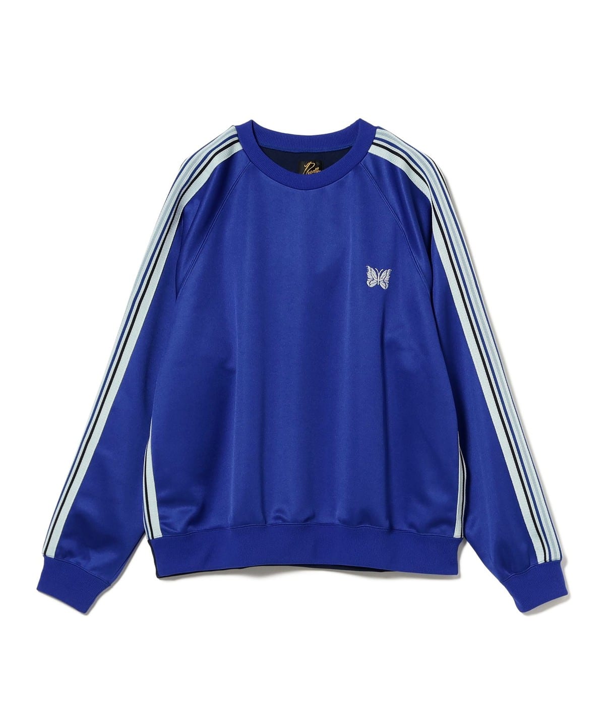 【別注】NEEDLES ニードルズ / Track Crew トップス MEN BLUE M 【別注】NEEDLES ニードルズ / Track Crew トップス MEN BLUE M