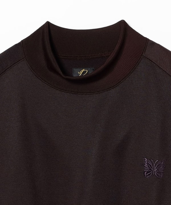 BEAMS NEEDLES / モックネックXL BEAMS（ビームス）NEEDLES / MOCK NECK SHIRT - BRIGHT JERSEY