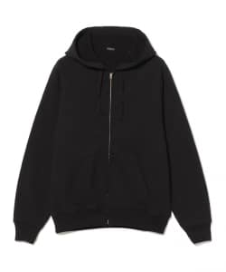 COMOLI / コットン裏毛 ジップパーカー