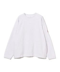 C.E / HALF PANEL RIB CREW NECK